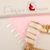 False Nails Fugequeen 500pcs 투명한 반 커버 인공 가짜 사각 네일 아트 UV 젤 팁 전문가를위한