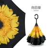 Kazbrella C- Type Car Special Double Layer Reverse Umbrella Sun-Proof Sunny Umbrella Sun Umbrella Small Black Umbrella