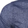 Męskie koszulki męskie Męski rękaw Wysokiej jakości wysokiej jakości koszula z przodu plaster klatki piersiowej szczupły kołnierz guziki grube koszule robocze męskie ubranie 230321