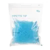 Pointe de Pipette en plastique de laboratoire de 500 pièces/paquet de 1 ml pour les embouts de Pipette de Test microbiologique/équipement jetable