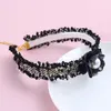 Hundhalsar Fashion Princess Style Pet Collar Cats Dogs Pearl Necklace Black and White Lace Puppy Wedding Dress Small Safe Safe