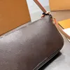 Skórzana torba na ramię kobiety torby na crossbody mody portfela Torebka torebka Pochette Accessoires M40712