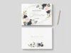 Other Event Party Supplies Wedding Guest Book Pink Navy Blue Flower Wedding Book 36 Pages Guestbooks Custom Name Date Signing Book for Weddings 230321