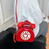 حقائب المساء على شكل الهاتف حقائب اليد للنساء رجعية الهاتف العلوي مقبض الكتف كروس الجسم أنثى 230321