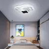 シャンデリアベッドルームランプは、ミニマリストのモダンな導入リビングルーム天井北欧の暖かいアートリモコンライトランプを形作ることができます