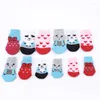 Costumes de chat mode chien de compagnie chiot chaussures pantoufles chaussettes antidérapantes mignon intérieur pour petits chiens chats bottes de neige