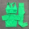 Yoga Outfits Seamless Crop Tops Gym Set Workout Clothe Fitness Sport Bra Shorts Leggings Wear Suits 230321