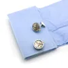 Boutons de manchette pour hommes, liens de mouvement fonctionnels, couleur argent, Design de montre mécanique, qualité en acier inoxydable 230320