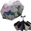 Paraplyer kvinnor automatiska paraply anti-uv full 3-fold manlig kvinnlig parasol sol regn vindtätt för män affärsparaguas