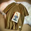 T-shirty męskie T-shirt Solid Kolor Men Shird T-Thirt Men Summer Casual Tops 100% bawełniana moda Slim Basic Tops Pakiet tkanin 230321