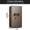 smart 80CM Electronic Security Cabinets Safety Box Fingerprint Password Safe Locker Caja Fuerte Digital for Money Deposit