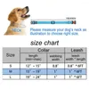 Hundehalsbänder 5 Farben Welpenkragen Nylon einstellbare Haustierzubehör Reflektierende Gurtset S/M/l