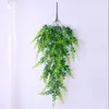 Decorative Flowers 2pcs Artificial Hanging Vines Ferns Plants Fake Ivy Leaves Wall Decoration