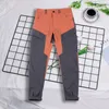 Men's Pants Casual Men Fashion Color Block Multi Pockets Sports Long Cargo Pants Work Trousers for Men 230321