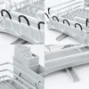 Kitchen Storage Dish Drying Rack Sink Utensil Organizer Stand Tableware Draining Shelf Knife Fork Cutlery