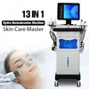 Multifunktion Hydro Oxygen Aqua Peeling Microdermabrasion Machine 13 I 1 Ansikt Djup Cleansing Dermabrasion Beauty Machine