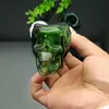 Rökande rör Nya Europa och Americaglass Pipe Bubbler Rökning Rörvattenglas Bong Färg Stor