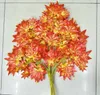 Dekorative Blumen 50 teile/los Weiß Rot Grün Gold Silber Zweig Blätter Künstliche Seide Pflanze Für Home Decor Party Supplies