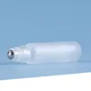 Hot Selling 10ml Empty Essential Oil Perfume Cosmetic Glass Roll On Bottles With Metal Roller Ball
