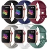 Bracelet étanche en silicone souple pour bracelet de montre Apple 38 mm 40 mm 41 mm 42 mm 44 mm 45 mm 49 mm Bracelets de sport compatibles avec la série iWatch U8505096