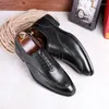 Zapatos de vestir para hombre con suela compuesta de goma de cuero de vaca con cordones elegantes de negocios para hombre moda italiana de alta calidad para Formal