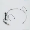 Mikrofone Professionelles omnidirektionales Ohrbügel-Headset-Mikrofon für MiPro ACT Wireless BeltPack-System Schwarz Beige Farbe