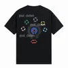 2023 Designer Chromes Heart Herren-T-Shirts mit geprägtem Buchstaben, klassischer Rundhalsausschnitt, lässiges Hufeisen-Sanskrit-Kreuzmuster, T-Shirts für Herren, Eur S-XL