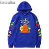 Męskie kurtki kreskówkowe grafika Don't Hug Me Im Strach Bluzy Mężczyźni bluzy Y2K Ubrania unisex sudadera odzież harajuku mody 230321