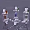 Nieuwe mini -glazen olie -brander Bong Pyrex Dikke glazen waterolie Rig met siliconenslang en 10 mm mannelijke glazen oliekom