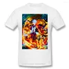 As camisetas masculinas são erradas tentar pegar garotas em uma masmorra Familia Myth Anime Homme Pure Algodão Grande Camiseta de Manga Curta