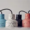 Lampade a sospensione Nordic Novità Creatività LED Terrazzo Cemento Luci concrete Lampada a sospensione industriale moderna per camera da letto