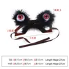 Cat Costumes Eyes Cap With Led Blue Red Light Pet Hat Funny Cute Costume For Dog Halloween Christmas Clothes Fancy Dress