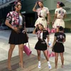 2024 Designer Brand Summer Robe Semtions Femmes Deux pièces Set Set Baseball Uniforme Tenues à manches courtes Veste plissée Mini jupe Casual Print Tracksuit Contrôle 9527-4