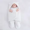 Blankets Baby Sleeping Bag Ultra-Soft Fluffy Fleece Born Receiving Blanket Infant Boys Girls ClothesSleeping Nursery Wrap Swaddle