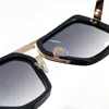 NOUVEAU FASHIOM MEN Men de soleil de créateurs allemands 662 Square Retro Buick Frame Sunglasses Symple Design Style UV400 Lens avec boîtier