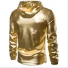 Jackets masculinos Autumn Winter Jacket Winter Color Solid Bronzing Design Sports Compoled Shiny Coat Roupos