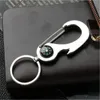 Nyckelringar Compass Bottle Opener Keychain Men's Fashion Söt metalllås Pendant Ring Key KeyFob Lovely Keyrings Gift