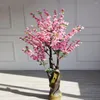 Dekorative Blumen, künstlicher Kirschbaum, Landungssimulation, Blumenornamente, große Pfirsich-El-Hochzeitsfeier, Heimdekoration