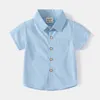 Kids shirts coole stof jongens shirts zomerkwaliteit Kinderkleding kinderen kinderen tops peuter schooluniform 230321