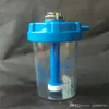 Narghilè Accessori per bong in vetro per narghilè in acrilico blu Tubi per fumatori in vetro colorati mini multicolori