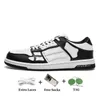 Mens Shoes Skel Top Low Men Casual Shoe White Green Grey Black Lilac Sneakers Designer Women Spring Bones Skeleton Applique Upper Low-cut Runner Genuine Leather Shoe