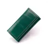 Wallets Women's Genuine Leather Long Wallet Multifunctional First Layer Oil Wax Large Capacity Clutch