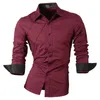 Camisas casuais masculinas jeansian camisas casuais vestido masculino roupas masculinas manga longa marca social boutique algodão botão ocidental 2028 230321