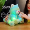 NIEUW LED LEDE KITTEN DOL PLUSH kleurrijke gloed zittende kittenpop