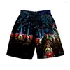 Heren shorts Overlord Seizoen 4 Merch Summer Women/Men Elastische taille Streetwear Kawaii Beach Anime Pants