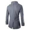 Misto lana da uomo Cappotto da uomo Trench Cappotto invernale da uomo Cappotto doppiopetto pisello Abbigliamento di marca W01 230320