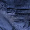 Мужские шерстяные смеси королевской синей печати бархатный дизайнер теплых пальто