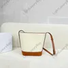 Luxury Bucket Bag Designer Women's Crossbody Bags Barrels Real Classic Cannes Modeling Leather Crossbody Handbag 230321