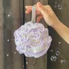 Soft Mesh Bath Sponge Balls Spazzola per la pulizia della pelle Soffio doccia Detergente per il corpo Scrubber esfolianti Strumenti per il bagno di fiori da bagno