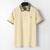 Męska koszula koszulka letnia koszulka designerska polo szyja pasek haft haftowe litery budżetowe